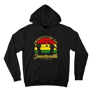 Happy Juneteenth Day Emancipation Juneteenth Melanin Hoodie