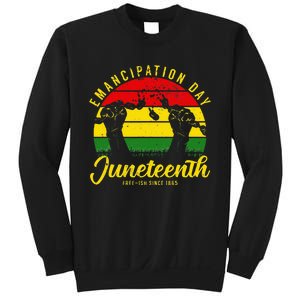 Happy Juneteenth Day Emancipation Juneteenth Melanin Sweatshirt