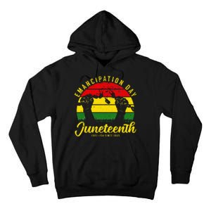 Happy Juneteenth Day Emancipation Juneteenth Melanin Tall Hoodie