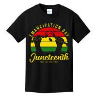 Happy Juneteenth Day Emancipation Juneteenth Melanin Kids T-Shirt