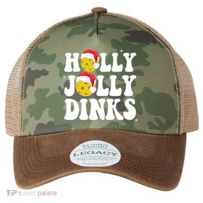 Holly Jolly Dinks Pickleball Christmas Legacy Tie Dye Trucker Hat