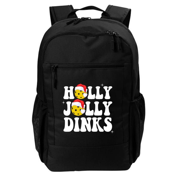 Holly Jolly Dinks Pickleball Christmas Backpack