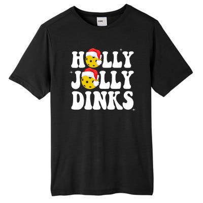 Holly Jolly Dinks Pickleball Christmas Tall Fusion ChromaSoft Performance T-Shirt