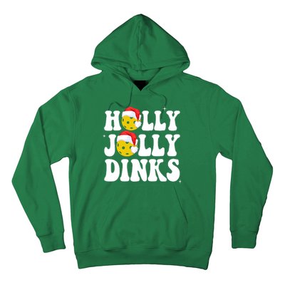 Holly Jolly Dinks Pickleball Christmas Hoodie