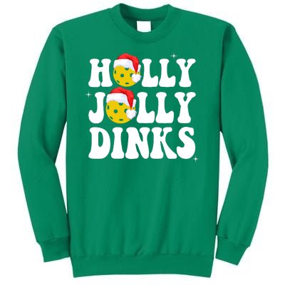 Holly Jolly Dinks Pickleball Christmas Sweatshirt