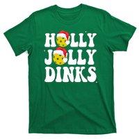 Holly Jolly Dinks Pickleball Christmas T-Shirt