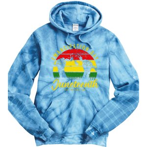 Happy Juneteenth Day Emancipation Juneteenth Melanin Tie Dye Hoodie