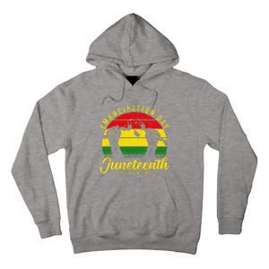 Happy Juneteenth Day Emancipation Juneteenth Melanin Tall Hoodie