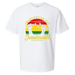 Happy Juneteenth Day Emancipation Juneteenth Melanin Sueded Cloud Jersey T-Shirt