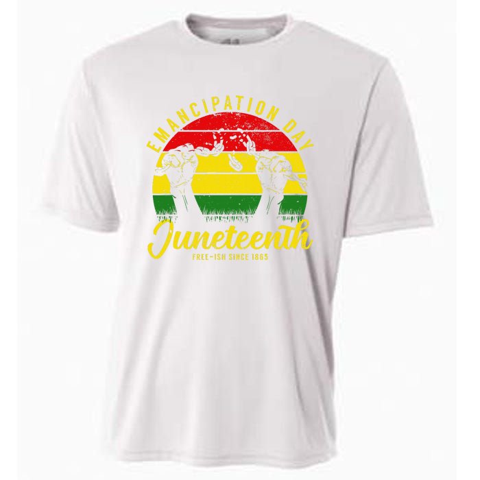 Happy Juneteenth Day Emancipation Juneteenth Melanin Cooling Performance Crew T-Shirt