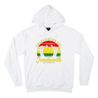 Happy Juneteenth Day Emancipation Juneteenth Melanin Hoodie