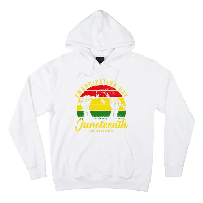 Happy Juneteenth Day Emancipation Juneteenth Melanin Hoodie