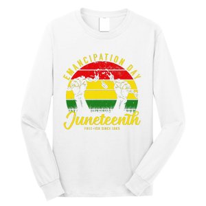 Happy Juneteenth Day Emancipation Juneteenth Melanin Long Sleeve Shirt