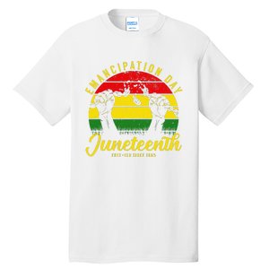 Happy Juneteenth Day Emancipation Juneteenth Melanin Tall T-Shirt