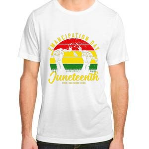 Happy Juneteenth Day Emancipation Juneteenth Melanin Adult ChromaSoft Performance T-Shirt