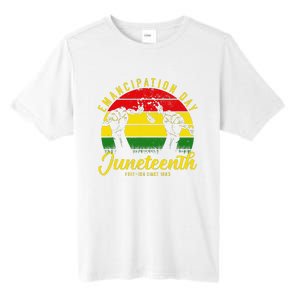 Happy Juneteenth Day Emancipation Juneteenth Melanin Tall Fusion ChromaSoft Performance T-Shirt