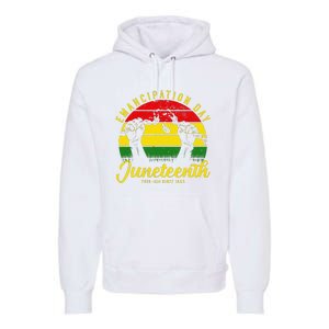 Happy Juneteenth Day Emancipation Juneteenth Melanin Premium Hoodie