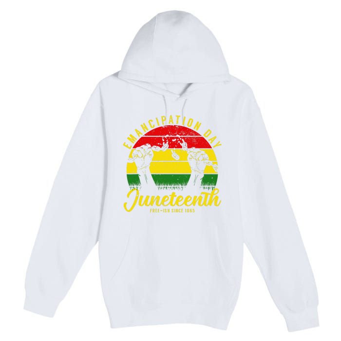 Happy Juneteenth Day Emancipation Juneteenth Melanin Premium Pullover Hoodie