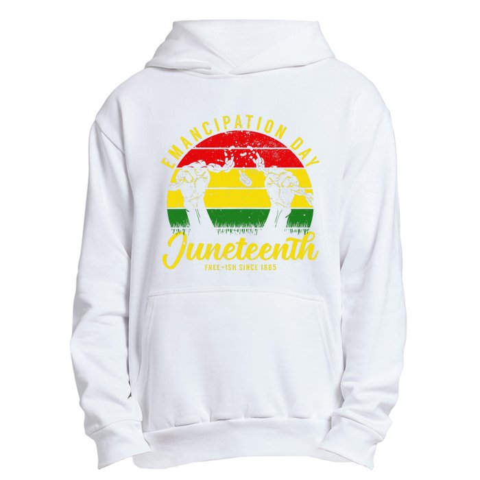 Happy Juneteenth Day Emancipation Juneteenth Melanin Urban Pullover Hoodie