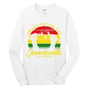 Happy Juneteenth Day Emancipation Juneteenth Melanin Tall Long Sleeve T-Shirt