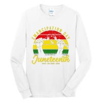 Happy Juneteenth Day Emancipation Juneteenth Melanin Tall Long Sleeve T-Shirt