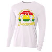 Happy Juneteenth Day Emancipation Juneteenth Melanin Cooling Performance Long Sleeve Crew