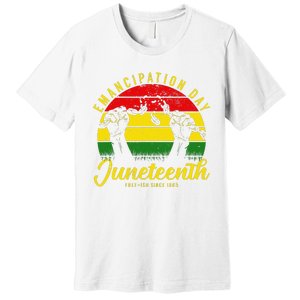 Happy Juneteenth Day Emancipation Juneteenth Melanin Premium T-Shirt