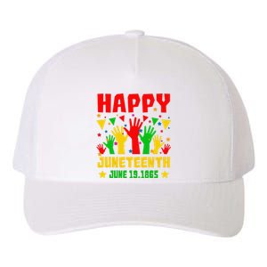 Happy Juneteenth Day Freedom Gift Yupoong Adult 5-Panel Trucker Hat