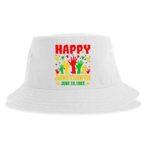 Happy Juneteenth Day Freedom Gift Sustainable Bucket Hat