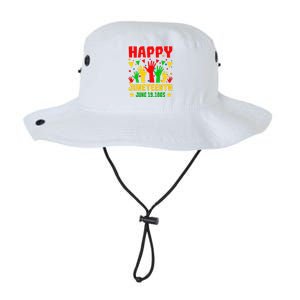 Happy Juneteenth Day Freedom Gift Legacy Cool Fit Booney Bucket Hat