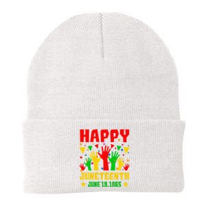 Happy Juneteenth Day Freedom Gift Knit Cap Winter Beanie