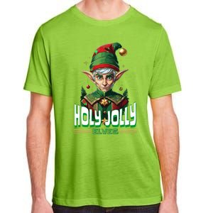 Holly Jolly Elves Funny Christmas Elf Adult ChromaSoft Performance T-Shirt