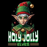 Holly Jolly Elves Funny Christmas Elf Backpack