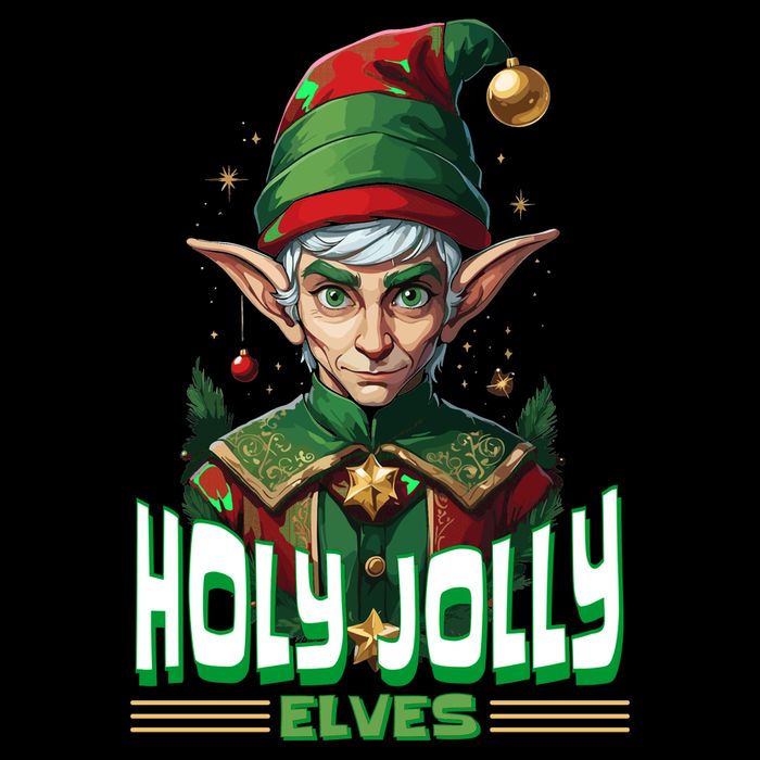 Holly Jolly Elves Funny Christmas Elf Backpack