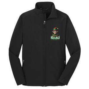 Holly Jolly Elves Funny Christmas Elf Core Soft Shell Jacket