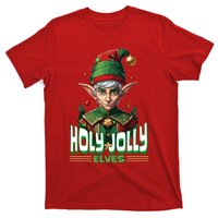 Holly Jolly Elves Funny Christmas Elf T-Shirt