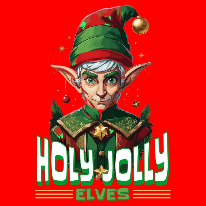 Holly Jolly Elves Funny Christmas Elf Baby Bodysuit