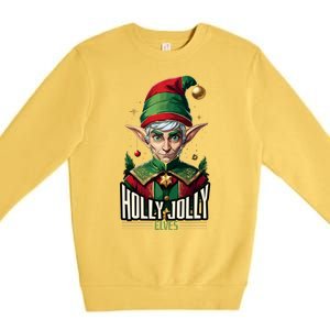 Holly Jolly Elves Premium Crewneck Sweatshirt