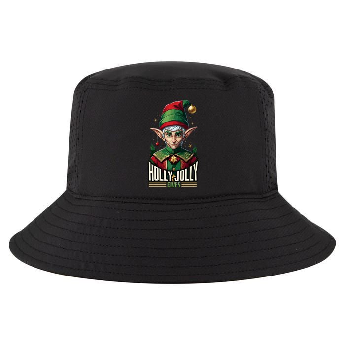 Holly Jolly Elves Cool Comfort Performance Bucket Hat