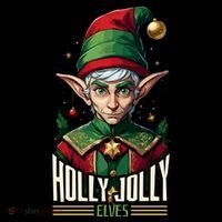 Holly Jolly Elves Flatbill Hat