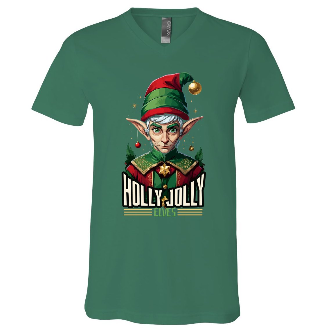 Holly Jolly Elves V-Neck T-Shirt