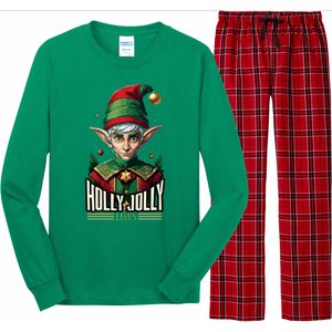 Holly Jolly Elves Long Sleeve Pajama Set