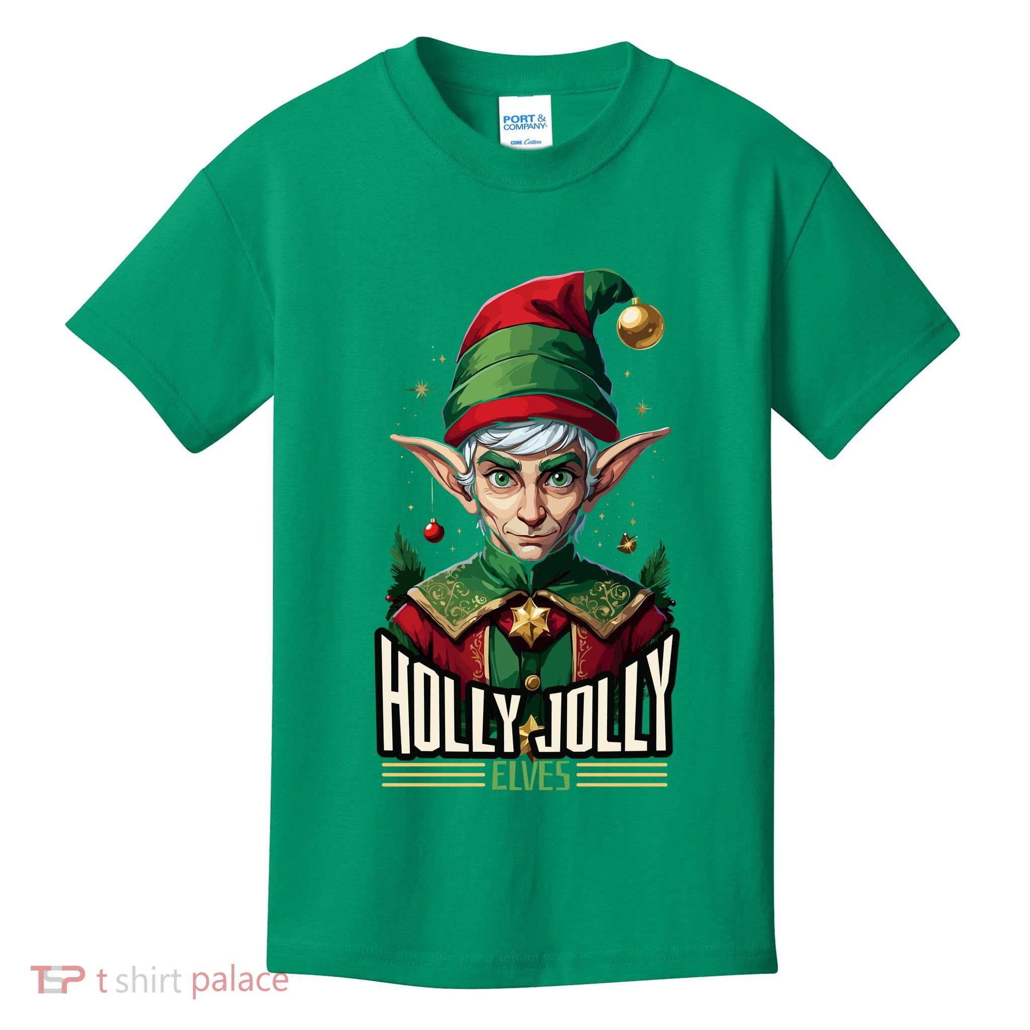 Holly Jolly Elves Kids T-Shirt