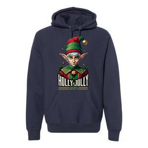 Holly Jolly Elves Premium Hoodie