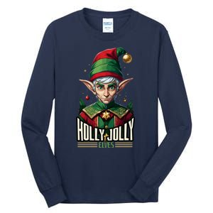 Holly Jolly Elves Tall Long Sleeve T-Shirt