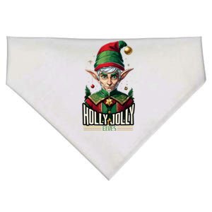 Holly Jolly Elves USA-Made Doggie Bandana