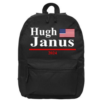 Hugh Janus Funny Presidential Election President 2024 16 in Basic Backpack