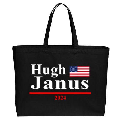 Hugh Janus Funny Presidential Election President 2024 Cotton Canvas Jumbo Tote