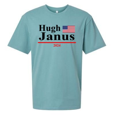 Hugh Janus Funny Presidential Election President 2024 Sueded Cloud Jersey T-Shirt