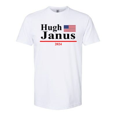 Hugh Janus Funny Presidential Election President 2024 Softstyle CVC T-Shirt